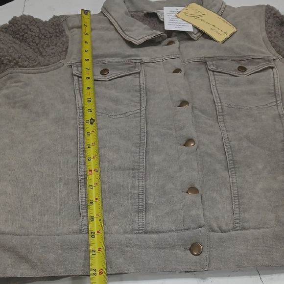 Vintage Havana Taupe Teddy Jacket - Picture 8 of 9